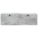 Oglindă TV montată pe perete Gri Beton 98 x 41 x 30 cm - WALTI WALTI