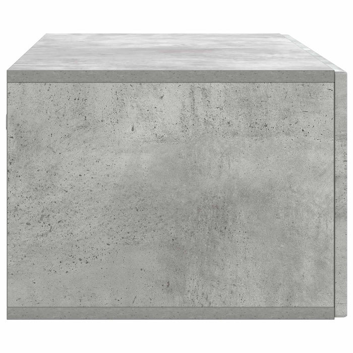 Oglindă TV montată pe perete Gri Beton 98 x 41 x 30 cm - WALTI WALTI