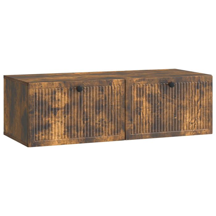 Oglindă TV montată pe perete Stejar fumuriu 98 x 41 x 30 cm - WALTI WALTI
