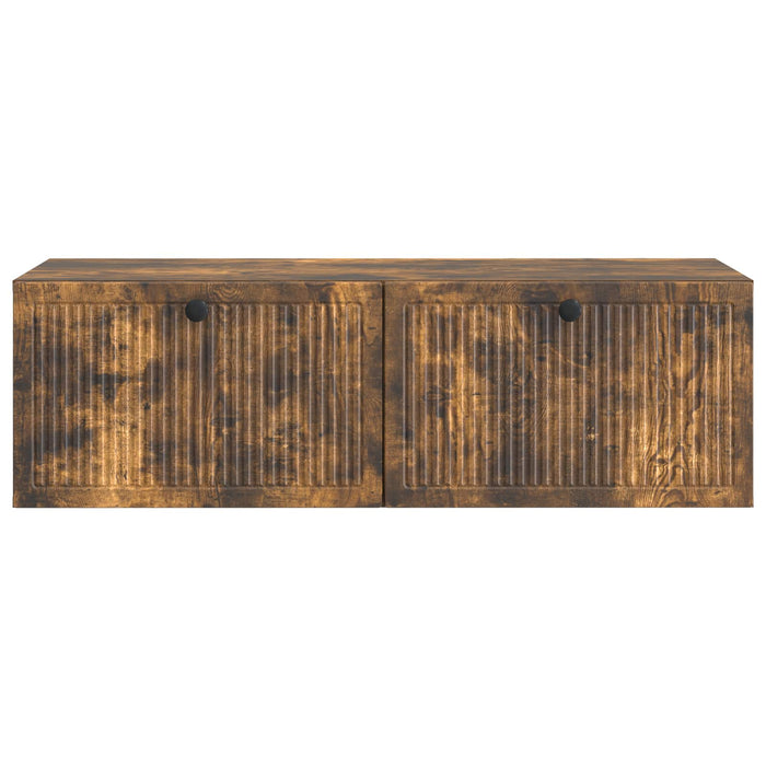 Oglindă TV montată pe perete Stejar fumuriu 98 x 41 x 30 cm - WALTI WALTI