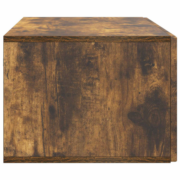 Oglindă TV montată pe perete Stejar fumuriu 98 x 41 x 30 cm - WALTI WALTI