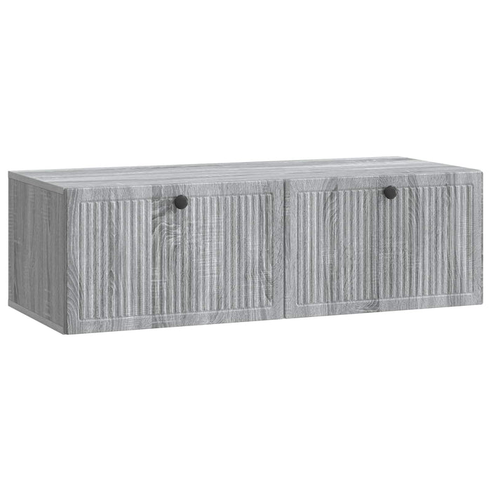 Oglindă TV montată pe perete Sonoma gri 98 x 41 x 30 cm - WALTI WALTI