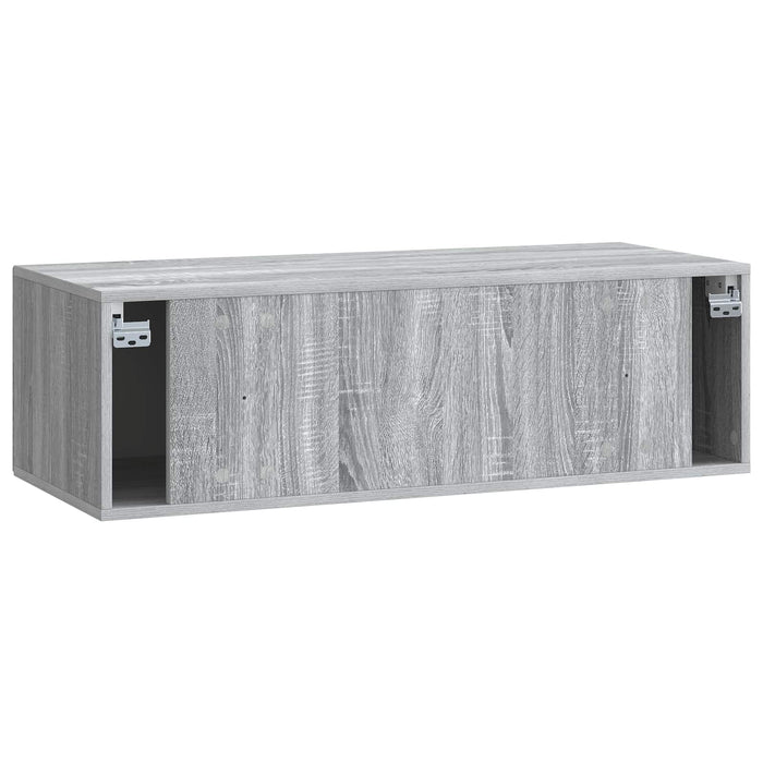 Oglindă TV montată pe perete Sonoma gri 98 x 41 x 30 cm - WALTI WALTI