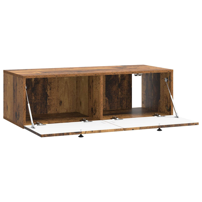 Oglindă TV montată pe perete Lemn vechi 98 x 41 x 30 cm - WALTI WALTI