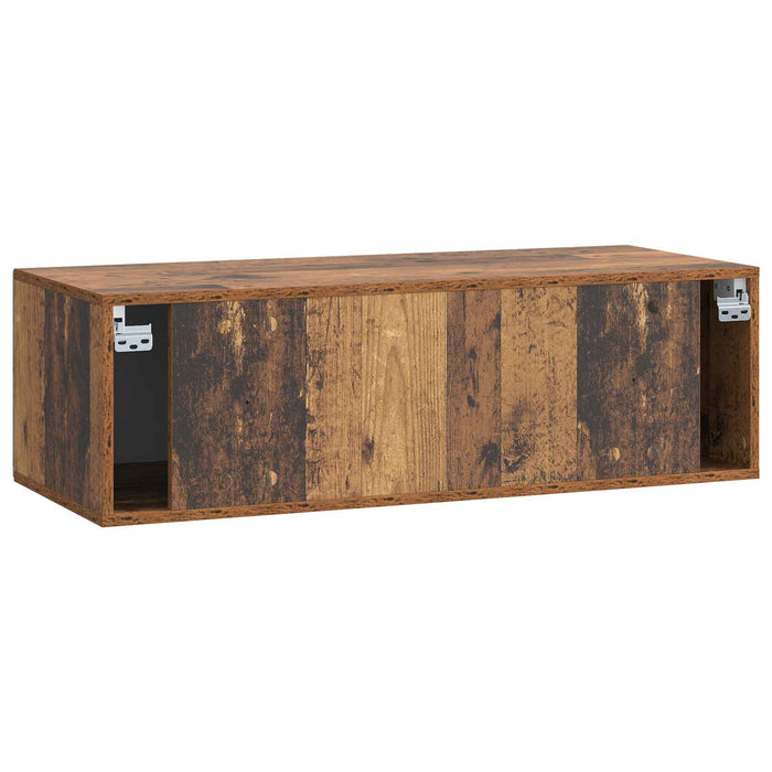 Oglindă TV montată pe perete Lemn vechi 98 x 41 x 30 cm - WALTI WALTI