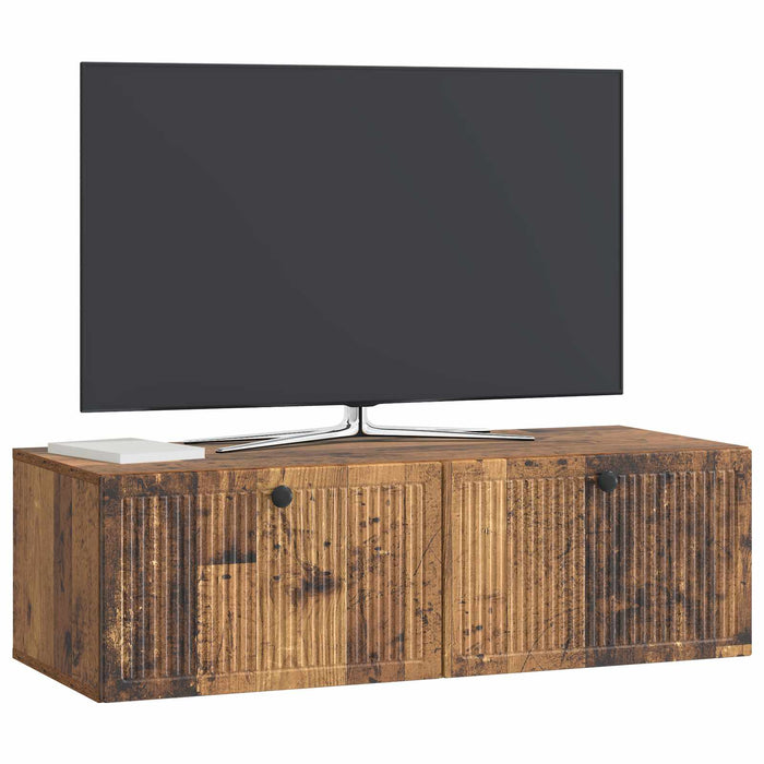 Oglindă TV montată pe perete Lemn vechi 98 x 41 x 30 cm - WALTI WALTI