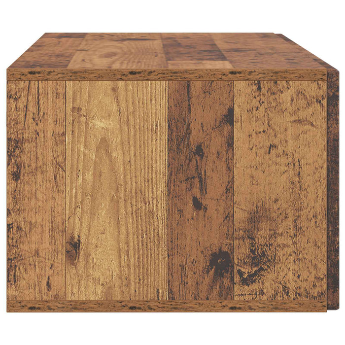 Oglindă TV montată pe perete Lemn vechi 98 x 41 x 30 cm - WALTI WALTI