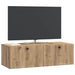 Oglindă TV montată pe perete Stejar Artizanal 98 x 41 x 30 cm - WALTI WALTI