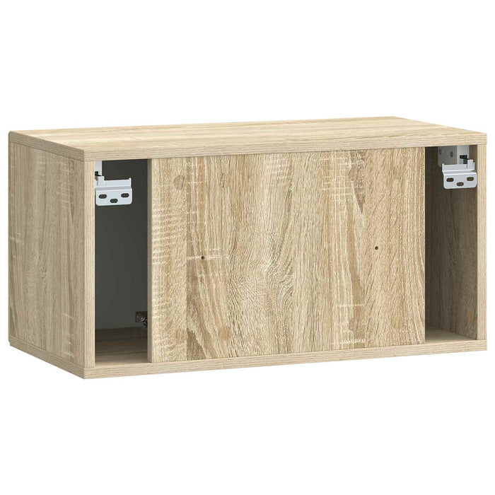 Oglindă TV montată pe perete Stejar Sonoma 59,5 x 31 x 30 cm - WALTI WALTI