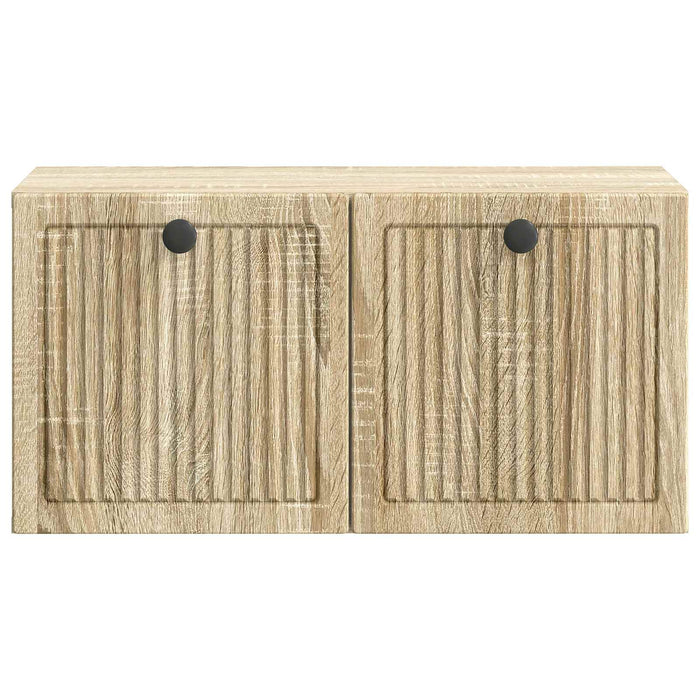 Oglindă TV montată pe perete Stejar Sonoma 59,5 x 31 x 30 cm - WALTI WALTI
