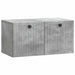 Oglindă TV montată pe perete Gri Beton 59,5 x 31 x 30 cm - WALTI WALTI