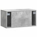 Oglindă TV montată pe perete Gri Beton 59,5 x 31 x 30 cm - WALTI WALTI