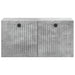 Oglindă TV montată pe perete Gri Beton 59,5 x 31 x 30 cm - WALTI WALTI