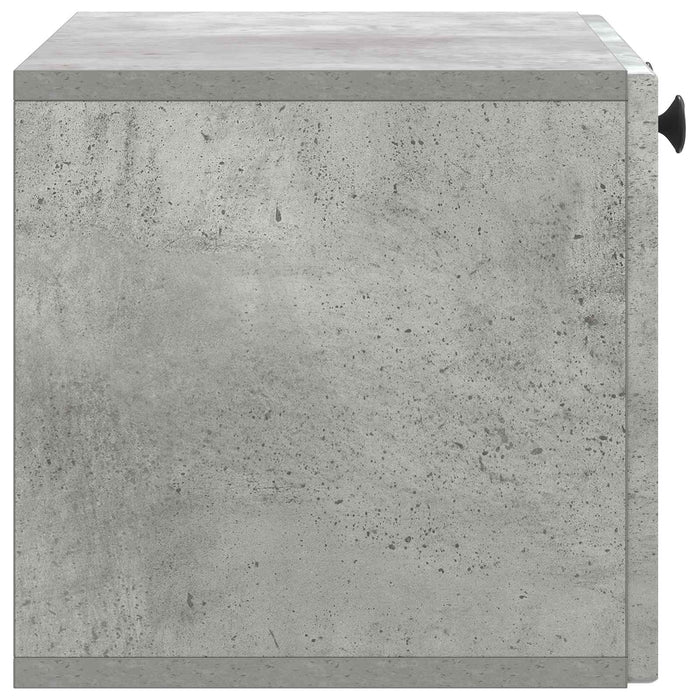 Oglindă TV montată pe perete Gri Beton 59,5 x 31 x 30 cm - WALTI WALTI