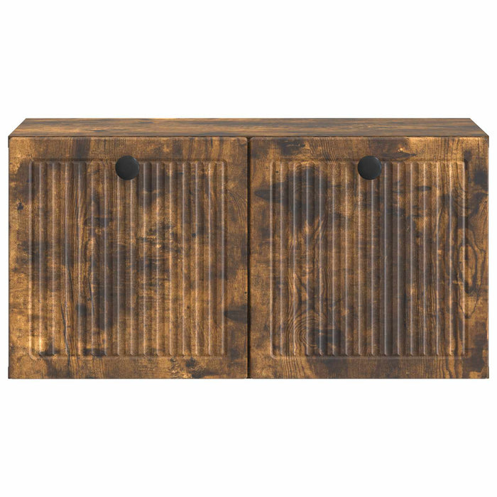 Oglindă TV montată pe perete Stejar fumuriu 59,5 x 31 x 30 cm - WALTI WALTI