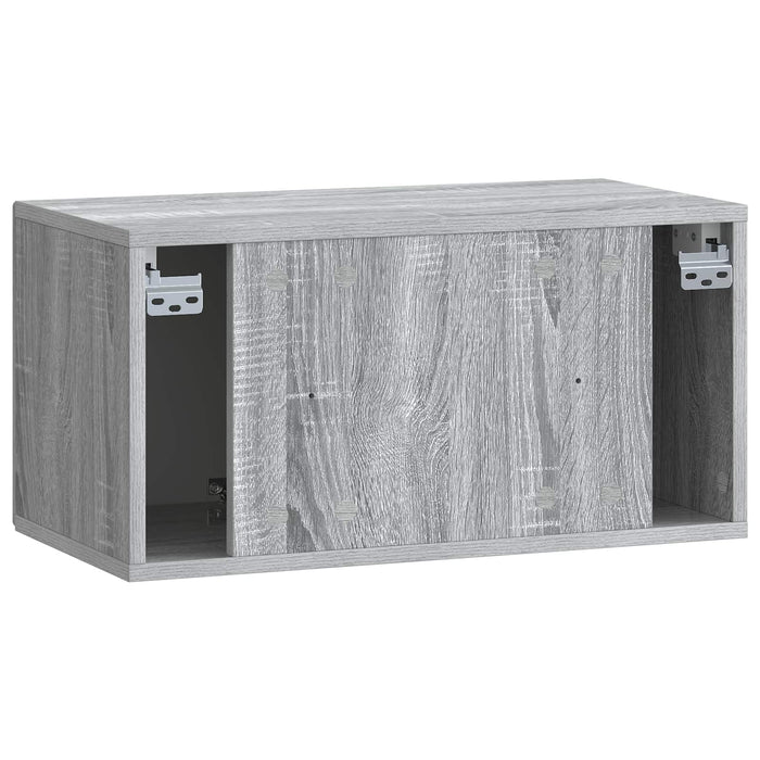 Oglindă TV montată pe perete Sonoma gri 59,5 x 31 x 30 cm - WALTI WALTI