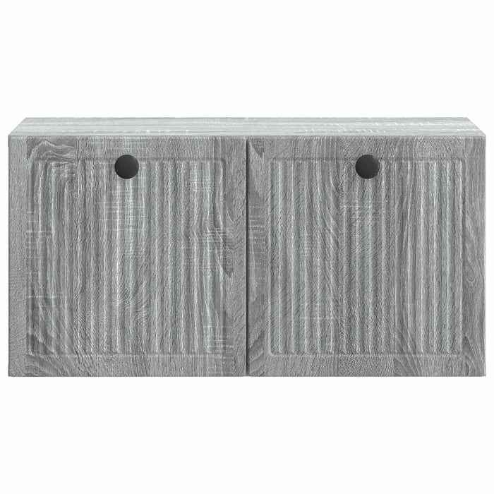 Oglindă TV montată pe perete Sonoma gri 59,5 x 31 x 30 cm - WALTI WALTI