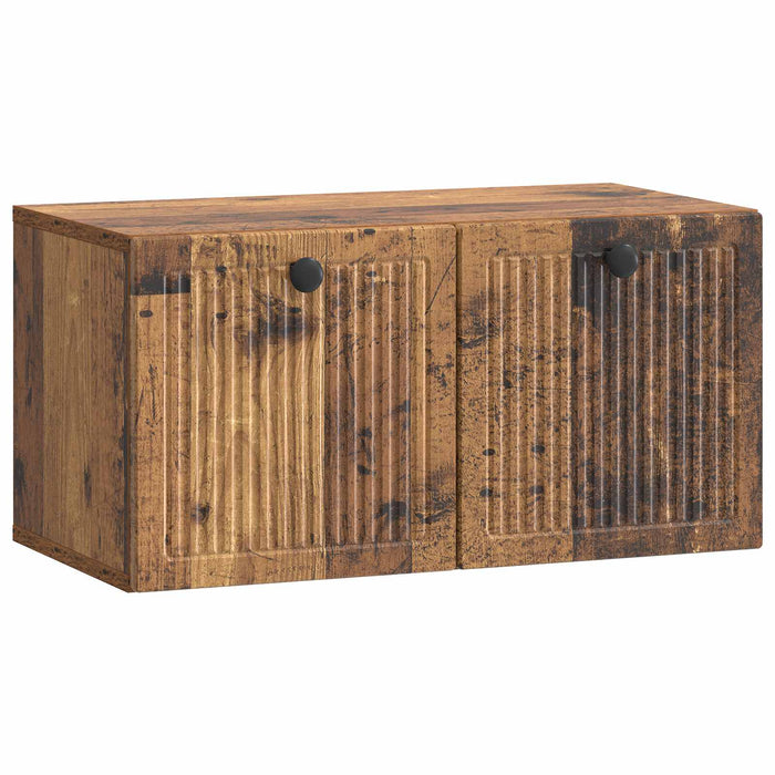 Oglindă TV montată pe perete Lemn vechi 59,5 x 31 x 30 cm - WALTI WALTI