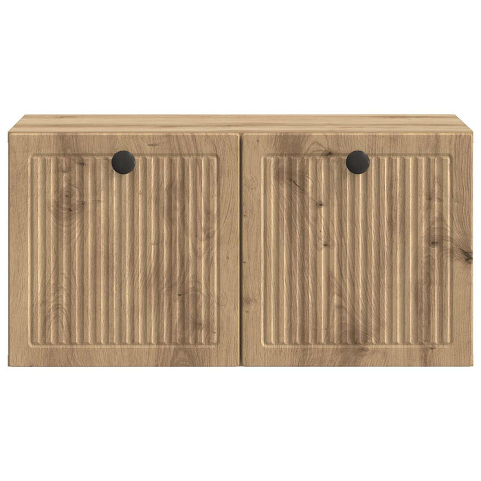 Oglindă TV montată pe perete Stejar Artizanal 59,5 x 31 x 30 cm - WALTI WALTI