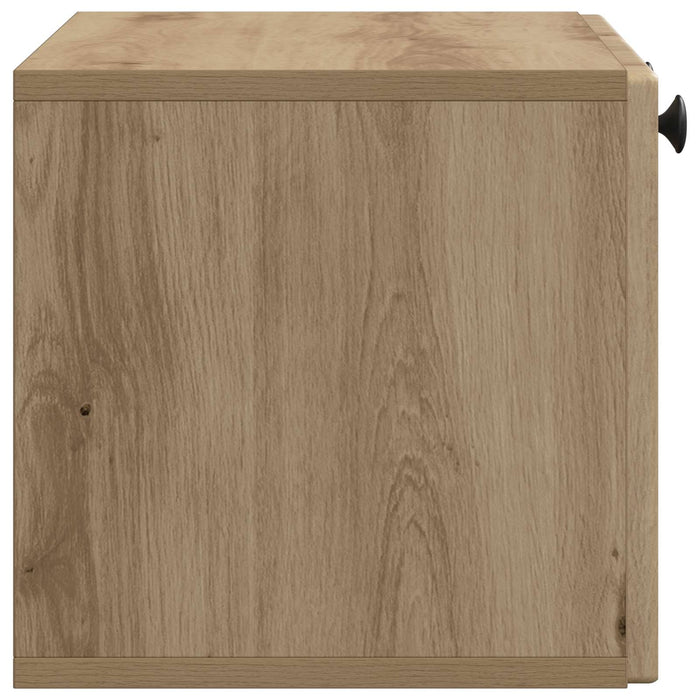 Oglindă TV montată pe perete Stejar Artizanal 59,5 x 31 x 30 cm - WALTI WALTI