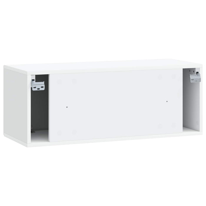 Oglindă TV montată pe perete Pe perete Alb 78,5 x 31 x 30 cm - WALTI WALTI