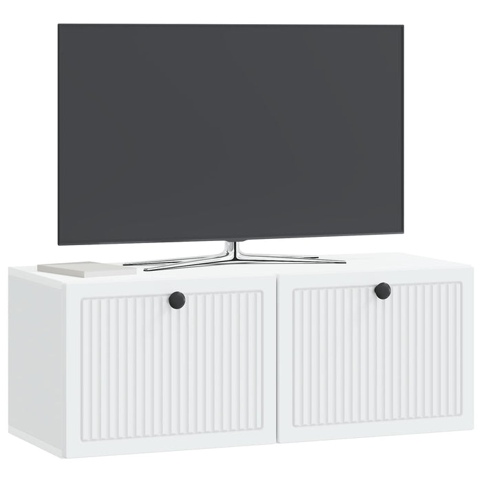 Oglindă TV montată pe perete Pe perete Alb 78,5 x 31 x 30 cm - WALTI WALTI