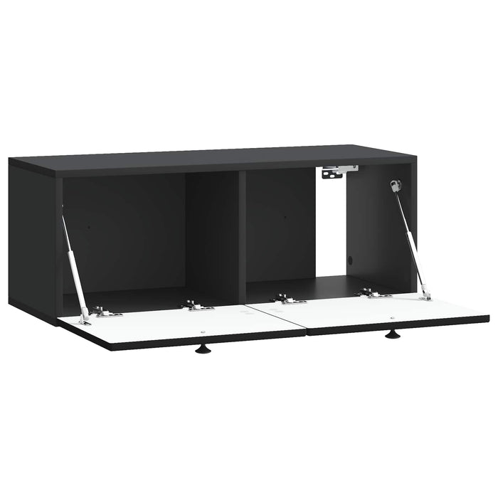 Oglindă TV montată pe perete Pe perete Negru 78,5 x 31 x 30 cm - WALTI WALTI