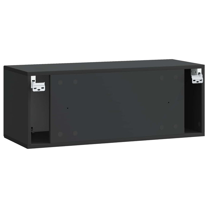 Oglindă TV montată pe perete Pe perete Negru 78,5 x 31 x 30 cm - WALTI WALTI