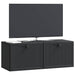Oglindă TV montată pe perete Pe perete Negru 78,5 x 31 x 30 cm - WALTI WALTI