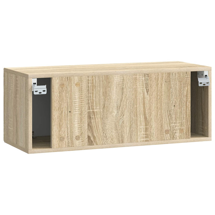 Oglindă TV montată pe perete Stejar Sonoma 78,5 x 31 x 30 cm - WALTI WALTI