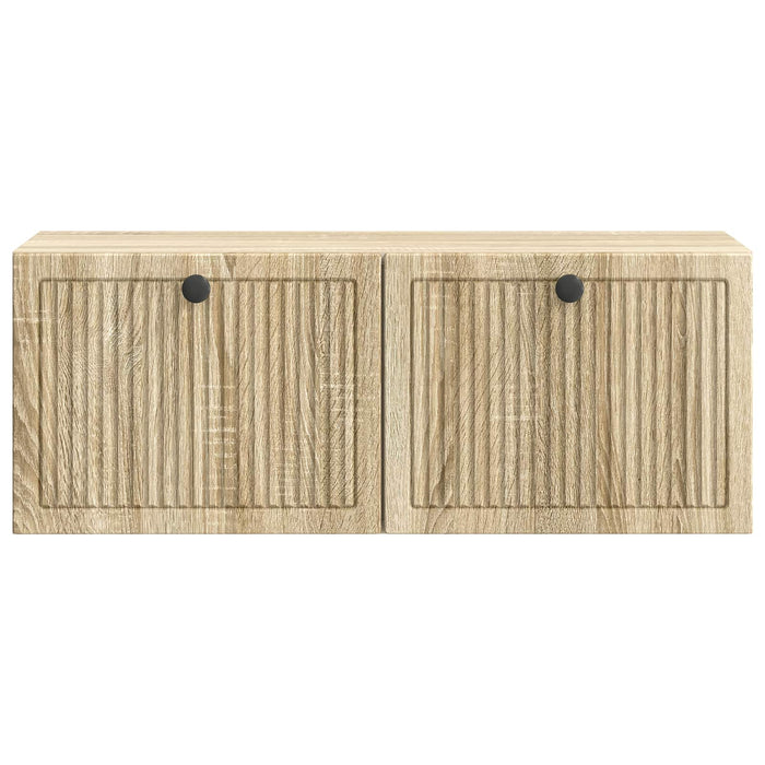 Oglindă TV montată pe perete Stejar Sonoma 78,5 x 31 x 30 cm - WALTI WALTI