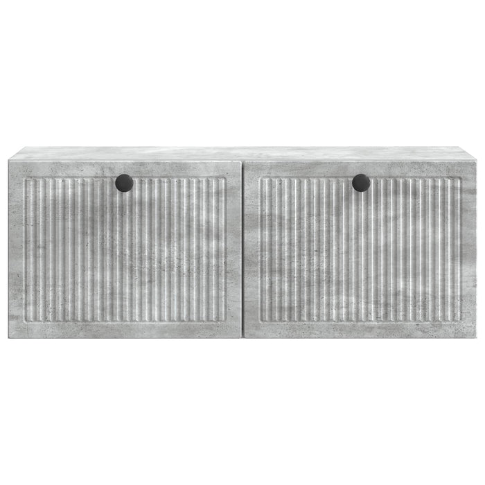 Oglindă TV montată pe perete Gri Beton 78,5 x 31 x 30 cm - WALTI WALTI