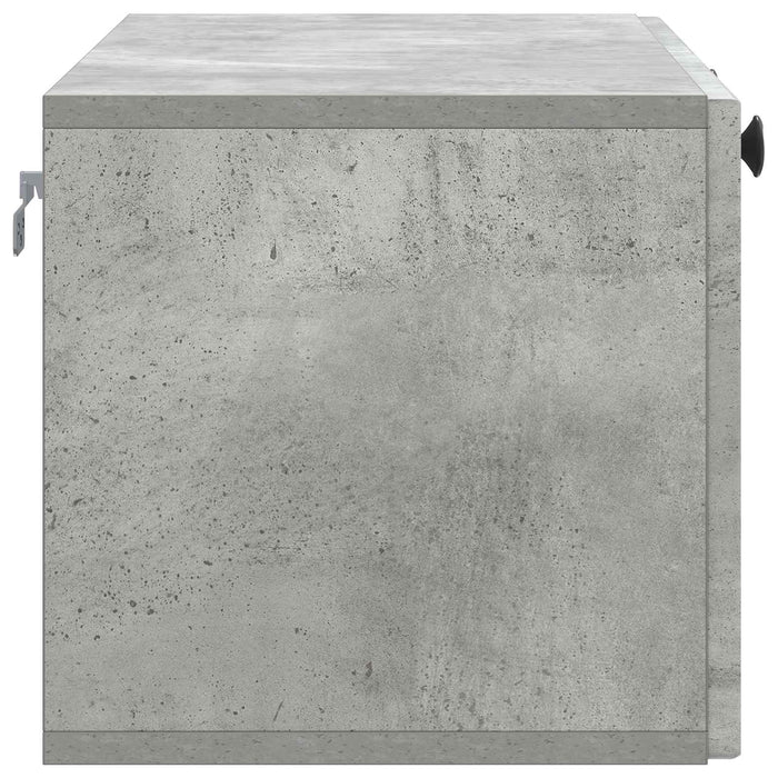 Oglindă TV montată pe perete Gri Beton 78,5 x 31 x 30 cm - WALTI WALTI