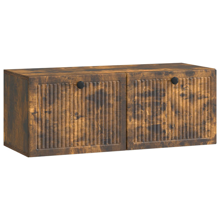 Oglindă TV montată pe perete Stejar fumuriu 78,5 x 31 x 30 cm - WALTI WALTI