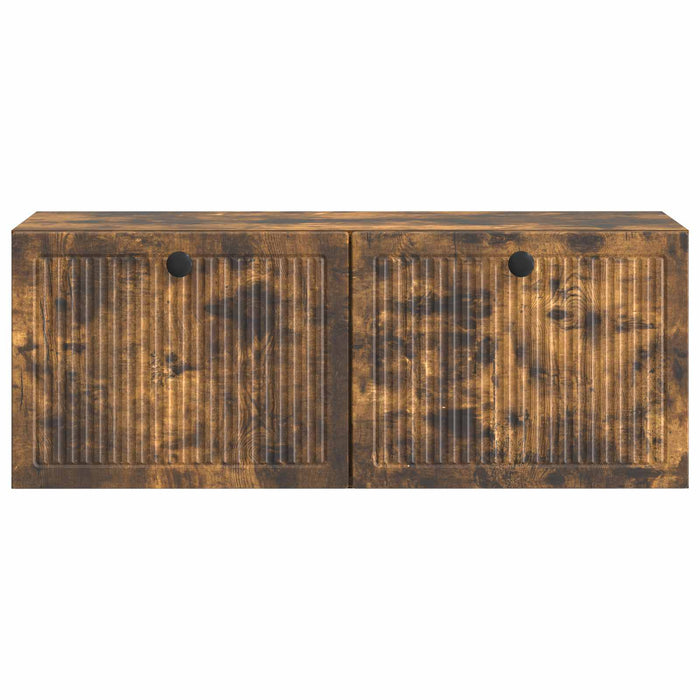 Oglindă TV montată pe perete Stejar fumuriu 78,5 x 31 x 30 cm - WALTI WALTI