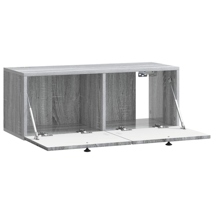 Oglindă TV montată pe perete Sonoma gri 78,5 x 31 x 30 cm - WALTI WALTI