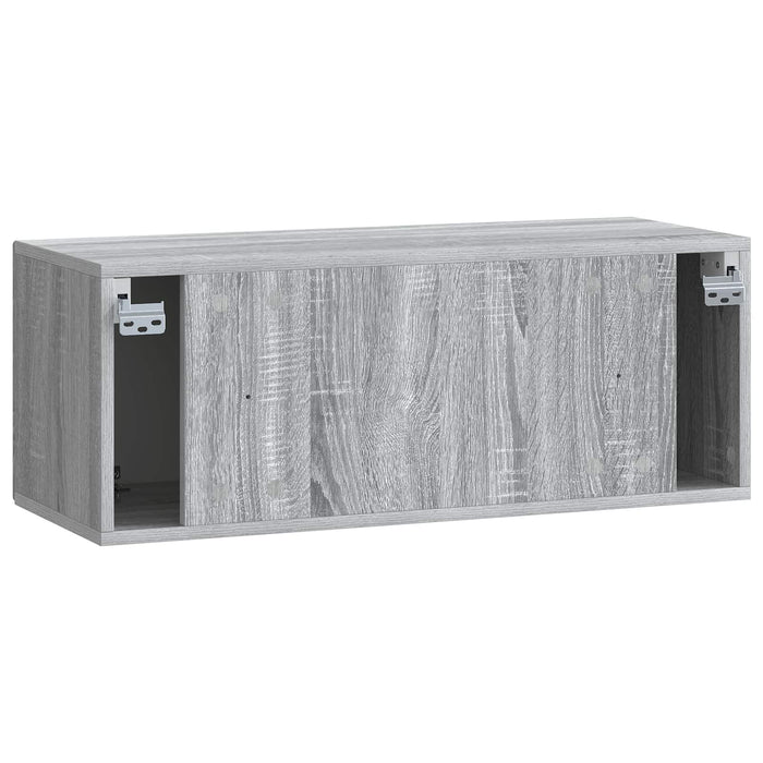Oglindă TV montată pe perete Sonoma gri 78,5 x 31 x 30 cm - WALTI WALTI