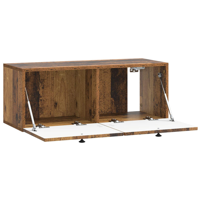 Oglindă TV montată pe perete Lemn vechi 78,5 x 31 x 30 cm - WALTI WALTI