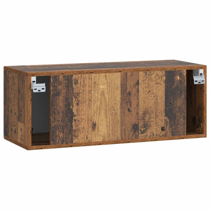 Oglindă TV montată pe perete Lemn vechi 78,5 x 31 x 30 cm - WALTI WALTI