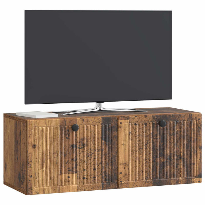 Oglindă TV montată pe perete Lemn vechi 78,5 x 31 x 30 cm - WALTI WALTI