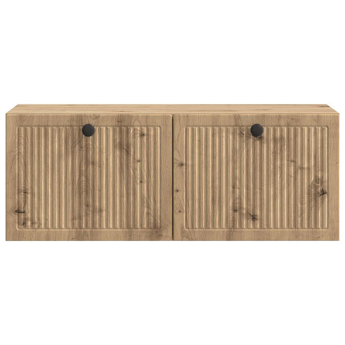 Oglindă TV montată pe perete Stejar Artizanal 78,5 x 31 x 30 cm - WALTI WALTI
