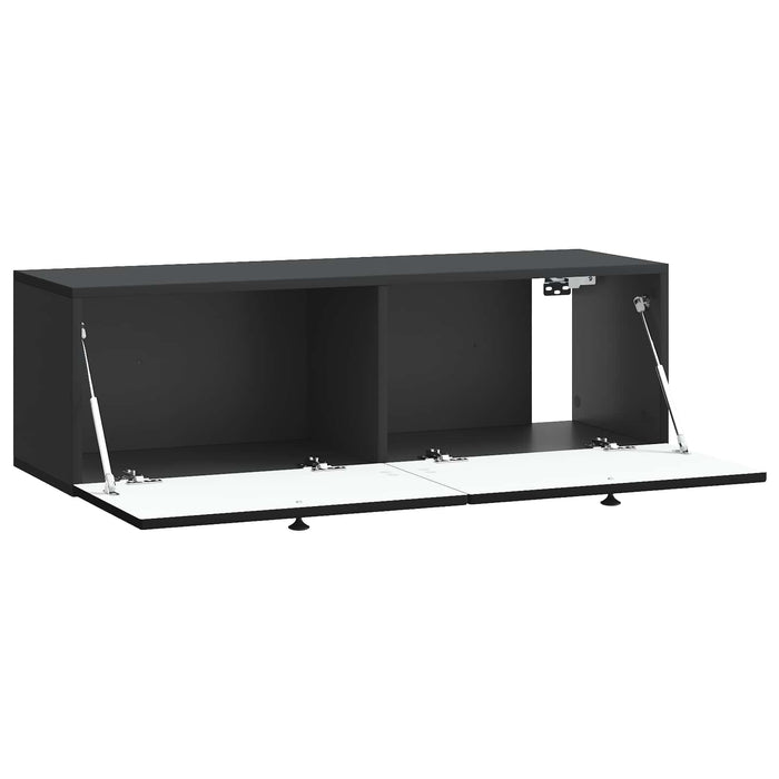 Oglindă TV montată pe perete Pe perete Negru 98 x 31 x 30 cm - WALTI WALTI