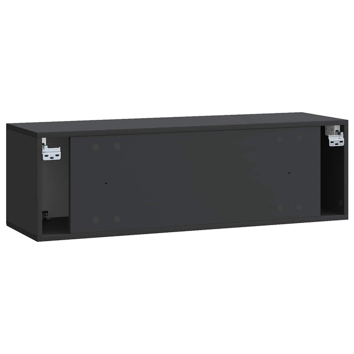 Oglindă TV montată pe perete Pe perete Negru 98 x 31 x 30 cm - WALTI WALTI