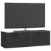 Oglindă TV montată pe perete Pe perete Negru 98 x 31 x 30 cm - WALTI WALTI