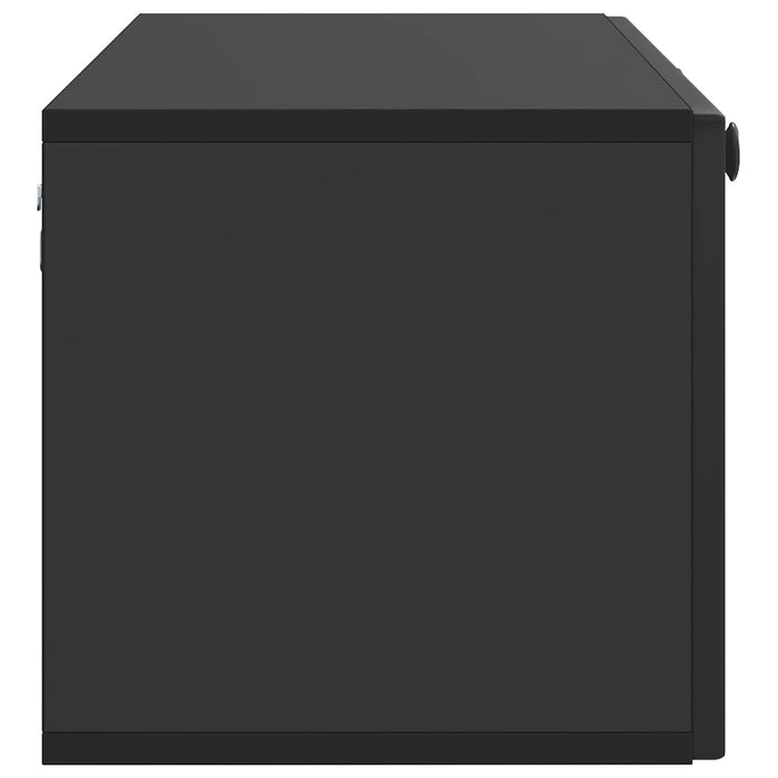 Oglindă TV montată pe perete Pe perete Negru 98 x 31 x 30 cm - WALTI WALTI