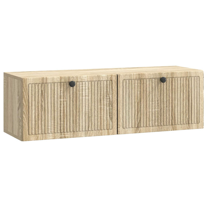 Oglindă TV montată pe perete Stejar Sonoma 98 x 31 x 30 cm - WALTI WALTI