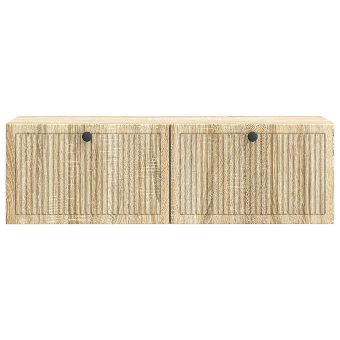Oglindă TV montată pe perete Stejar Sonoma 98 x 31 x 30 cm - WALTI WALTI