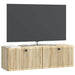 Oglindă TV montată pe perete Stejar Sonoma 98 x 31 x 30 cm - WALTI WALTI