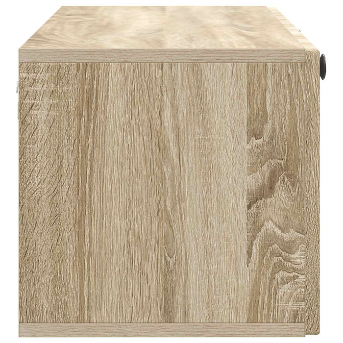 Oglindă TV montată pe perete Stejar Sonoma 98 x 31 x 30 cm - WALTI WALTI