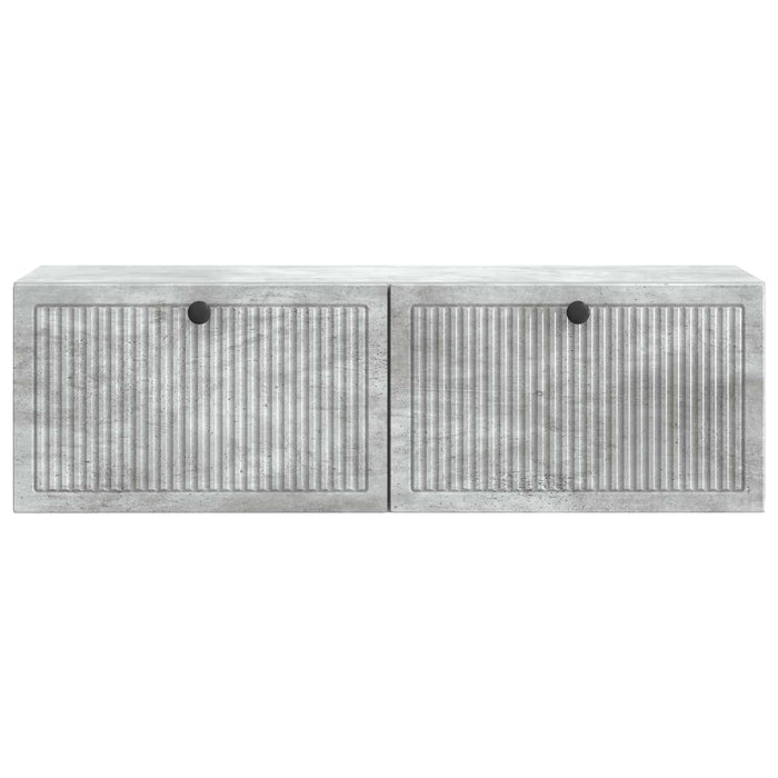 Oglindă TV montată pe perete Gri Beton 98 x 31 x 30 cm - WALTI WALTI